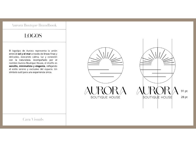 branding para Aurora house por atelier brandsoul